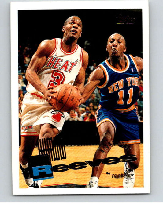 1995-96 Topps NBA #109 Khalid Reeves  Miami Heat  V70149 Image 1