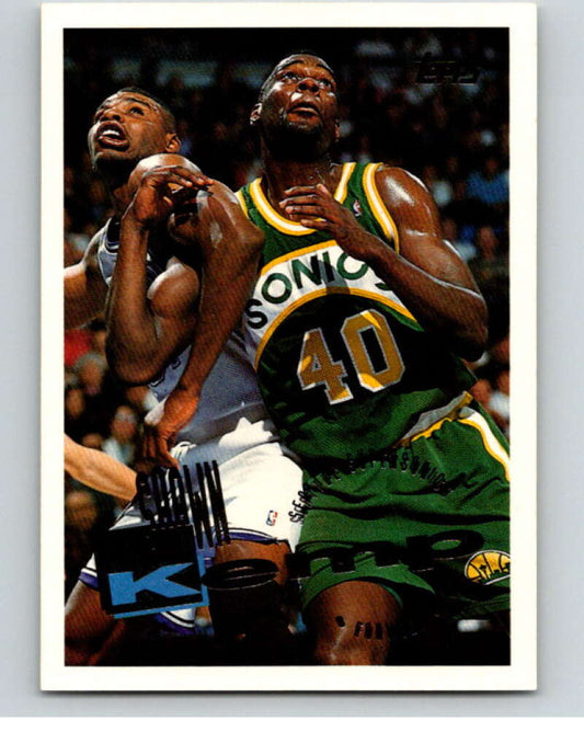 1995-96 Topps NBA #110 Shawn Kemp  Seattle SuperSonics  V70154 Image 1