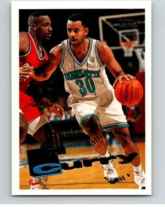 1995-96 Topps NBA #112 Dell Curry  Charlotte Hornets  V70161 Image 1
