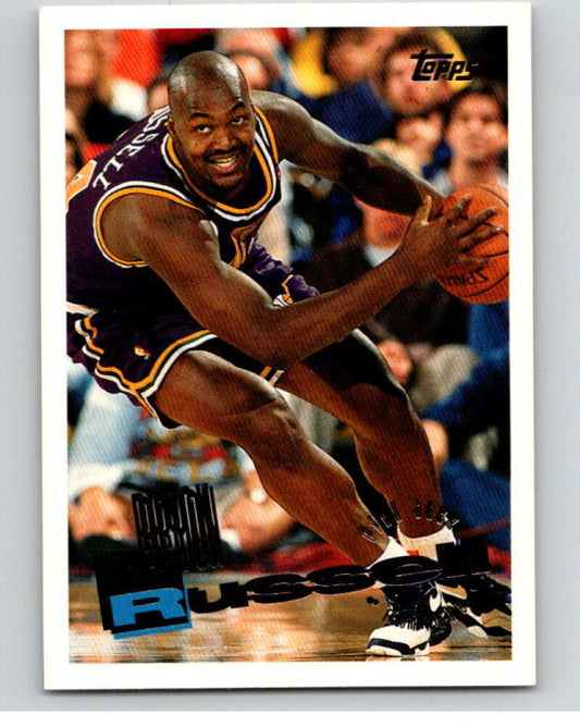 1995-96 Topps NBA #114 Bryon Russell  Utah Jazz  V70166 Image 1