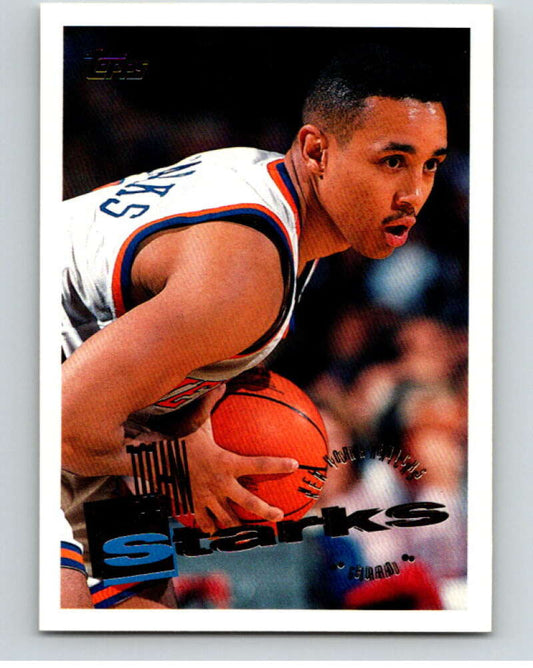1995-96 Topps NBA #115 John Starks  New York Knicks  V70169 Image 1