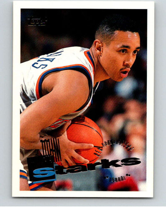 1995-96 Topps NBA #115 John Starks  New York Knicks  V70170 Image 1