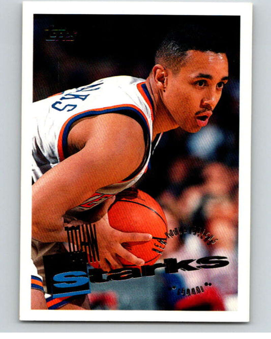 1995-96 Topps NBA #115 John Starks  New York Knicks  V70173 Image 1