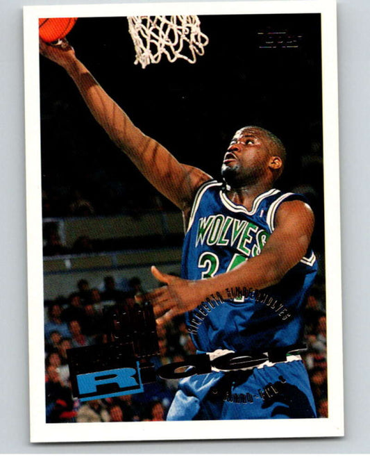 1995-96 Topps NBA #127 Isaiah Rider  Minnesota Timberwolves  V70199 Image 1