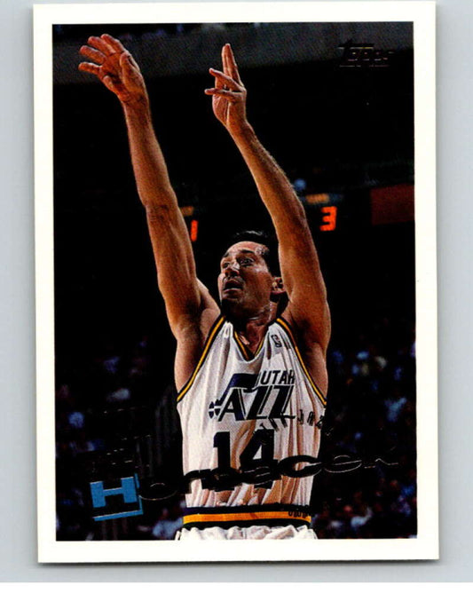 1995-96 Topps NBA #135 Jeff Hornacek  Utah Jazz  V70211 Image 1