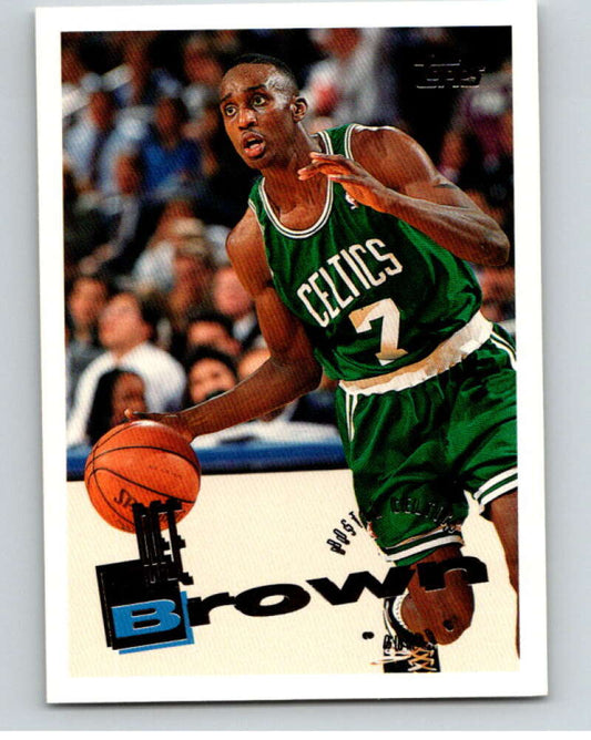 1995-96 Topps NBA #139 Dee Brown  Boston Celtics  V70219 Image 1