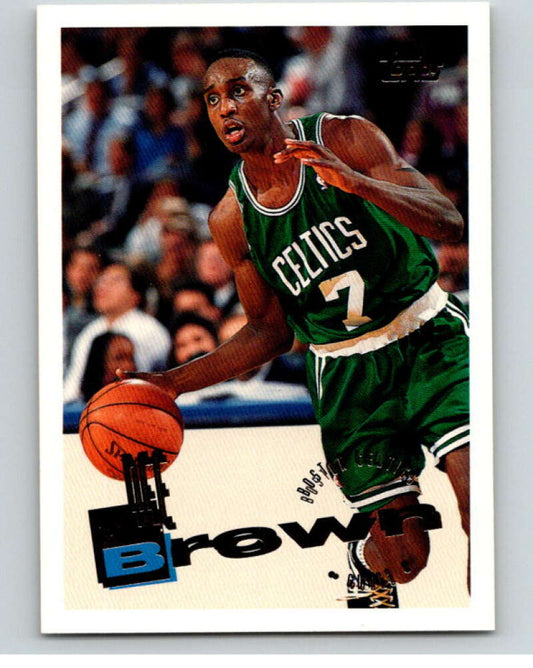 1995-96 Topps NBA #139 Dee Brown  Boston Celtics  V70220 Image 1