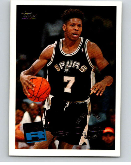 1995-96 Topps NBA #147 J.R. Reid  San Antonio Spurs  V70233 Image 1