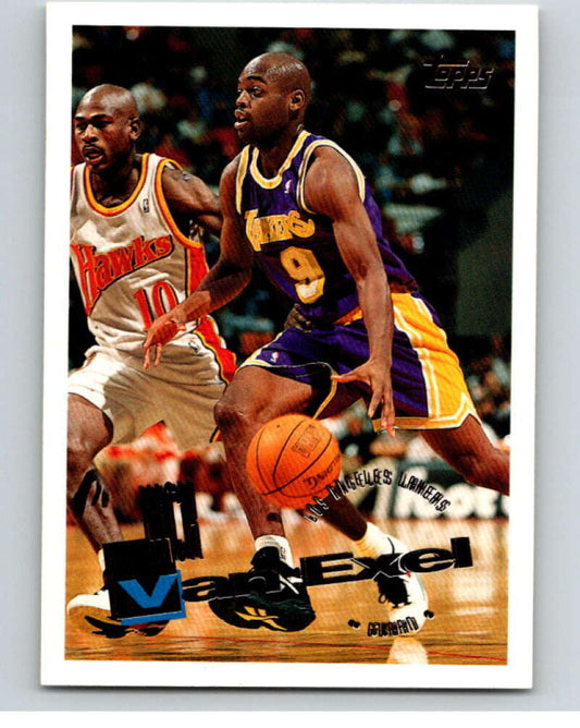 1995-96 Topps NBA #163 Nick Van Exel  Los Angeles Lakers  V70260 Image 1