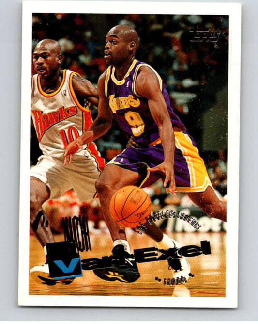 1995-96 Topps NBA #163 Nick Van Exel  Los Angeles Lakers  V70261 Image 1