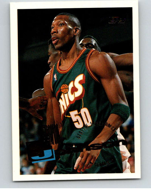 1995-96 Topps NBA #184 Ervin Johnson  Seattle SuperSonics  V70295 Image 1
