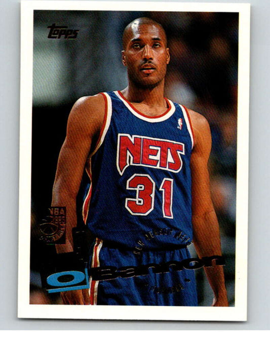 1995-96 Topps NBA #188 Ed O'Bannon  RC Rookie New Jersey Nets  V70302 Image 1