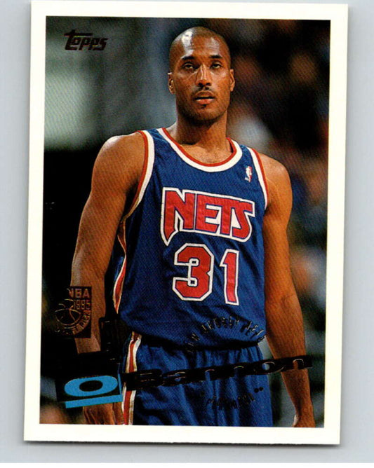 1995-96 Topps NBA #188 Ed O'Bannon  RC Rookie New Jersey Nets  V70303 Image 1