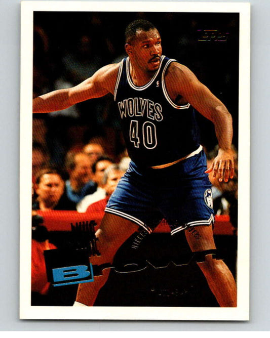 1995-96 Topps NBA #196 Mike Brown  Minnesota Timberwolves  V70324 Image 1