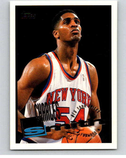 1995-96 Topps NBA #198 Charles Smith  New York Knicks  V70330 Image 1