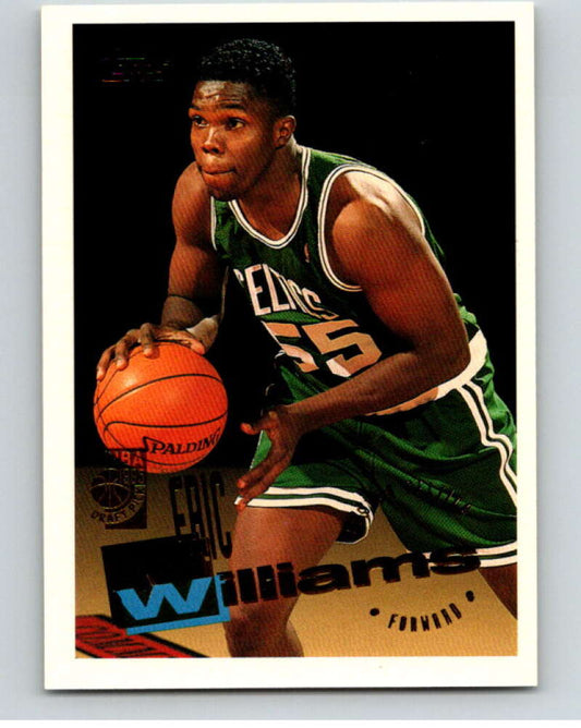 1995-96 Topps NBA #199 Eric Williams  RC Rookie Boston Celtics  V70335 Image 1