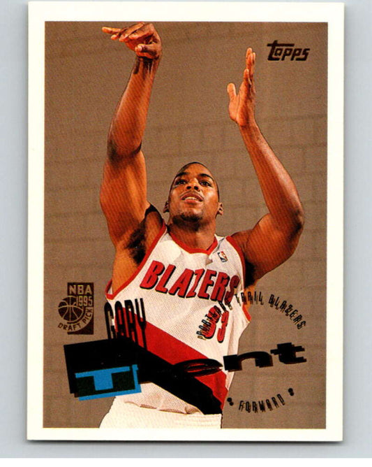 1995-96 Topps NBA #206 Gary Trent  RC Rookie Portland Trail Blazers  V70353 Image 1