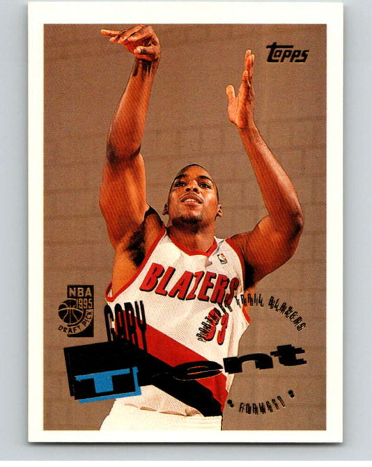 1995-96 Topps NBA #206 Gary Trent  RC Rookie Portland Trail Blazers  V70354 Image 1