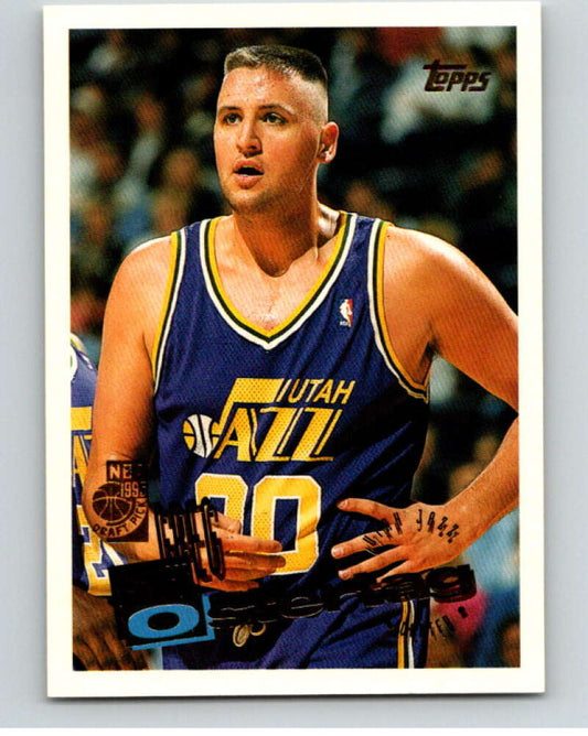 1995-96 Topps NBA #207 Greg Ostertag  RC Rookie Utah Jazz  V70355 Image 1