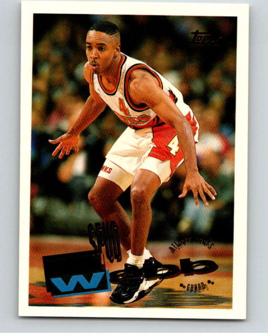 1995-96 Topps NBA #216 Spud Webb  Atlanta Hawks  V70378 Image 1