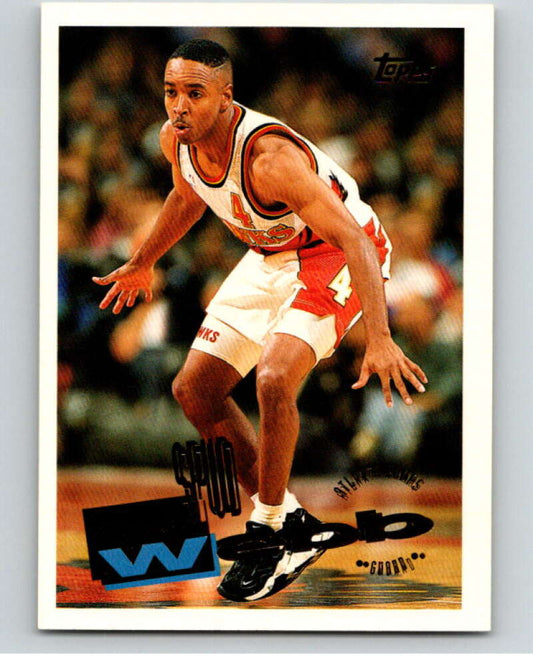 1995-96 Topps NBA #216 Spud Webb  Atlanta Hawks  V70382 Image 1