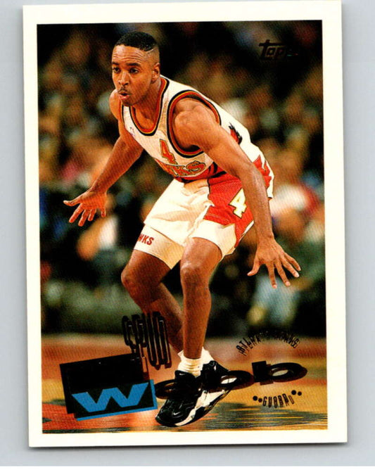 1995-96 Topps NBA #216 Spud Webb  Atlanta Hawks  V70383 Image 1