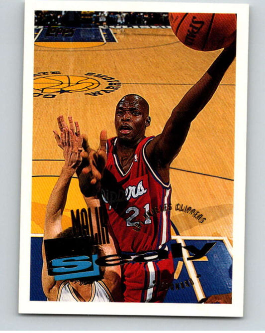 1995-96 Topps NBA #219 Malik Sealy  Los Angeles Clippers  V70389 Image 1