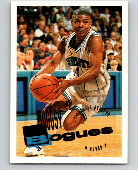 1995-96 Topps NBA #230 Muggsy Bogues  Charlotte Hornets  V70410 Image 1