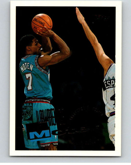 1995-96 Topps NBA #231 Lawrence Moten  RC Rookie Vancouver Grizzlies  V70411 Image 1