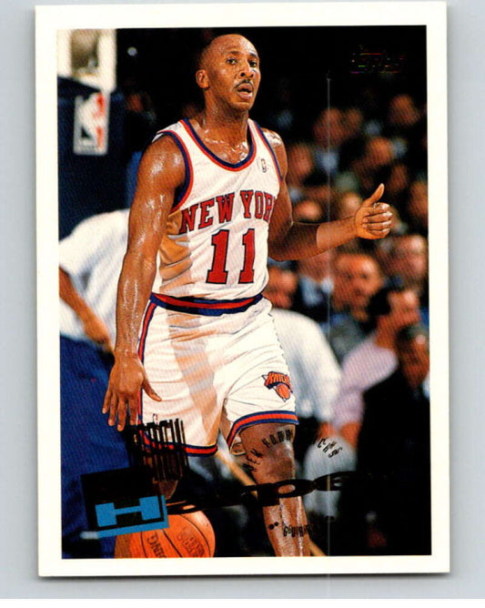 1995-96 Topps NBA #238 Derek Harper  New York Knicks  V70438 Image 1