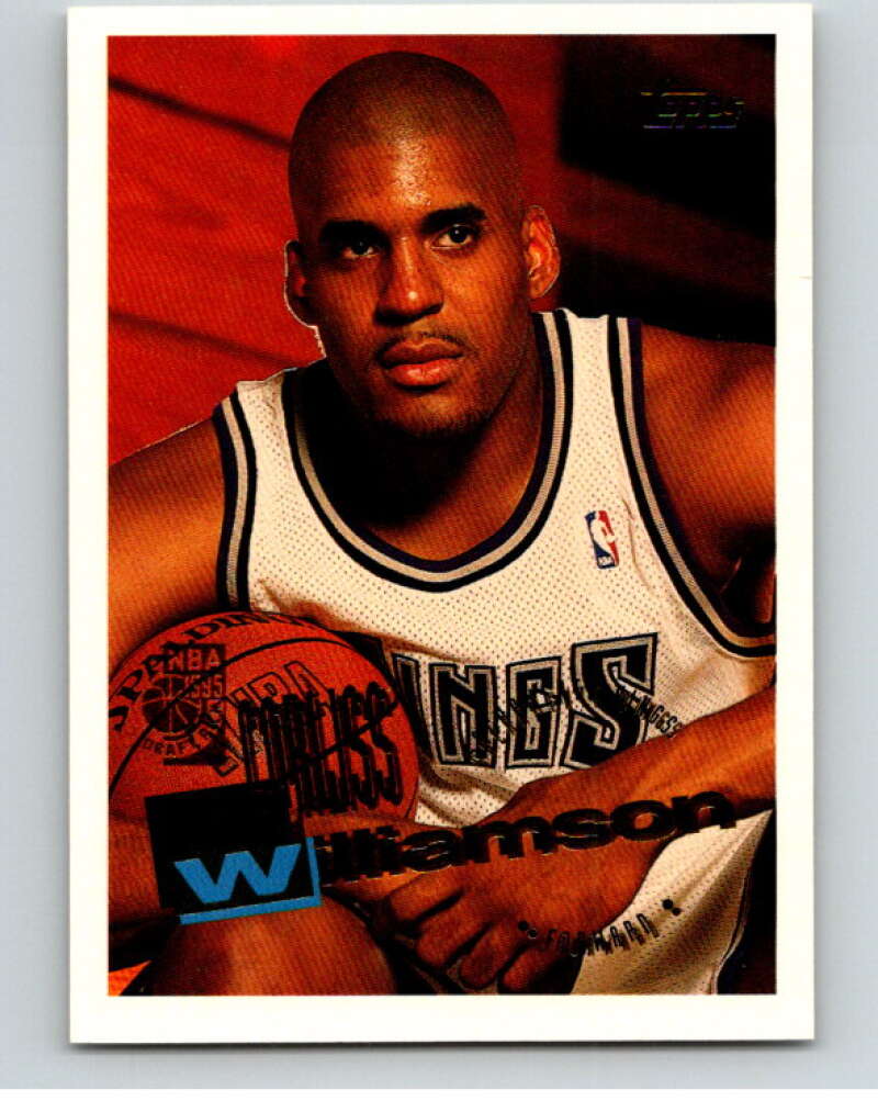 1995-96 Topps NBA #244 Corliss Williamson  RC Rookie Sacramento Kings  V70446 Image 1