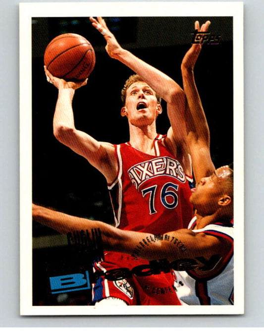 1995-96 Topps NBA #245 Shawn Bradley  Philadelphia 76ers  V70450 Image 1