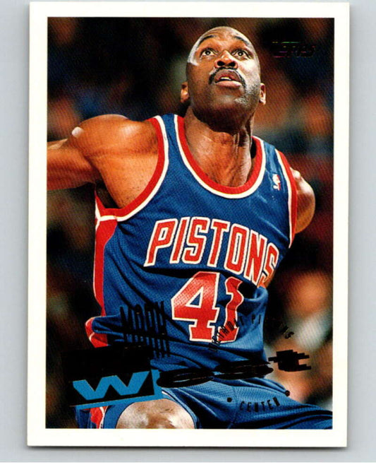 1995-96 Topps NBA #248 Mark West  Detroit Pistons  V70453 Image 1