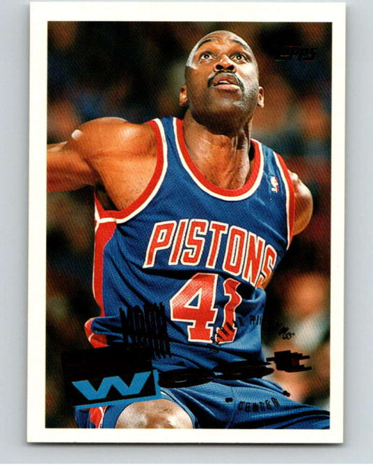 1995-96 Topps NBA #248 Mark West  Detroit Pistons  V70454 Image 1