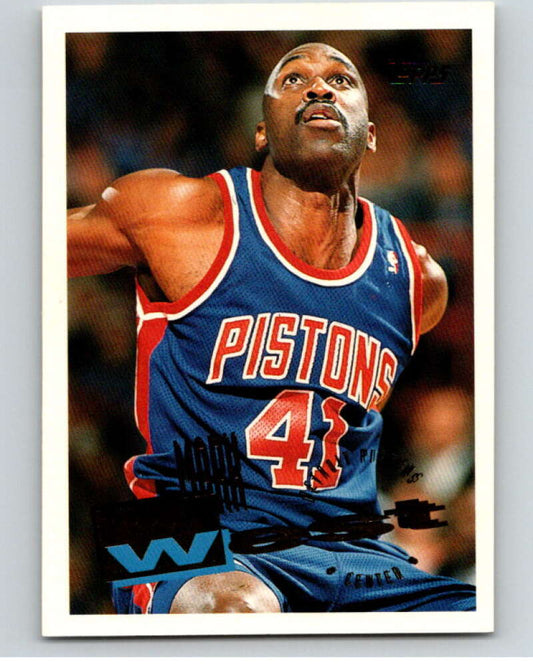 1995-96 Topps NBA #248 Mark West  Detroit Pistons  V70455 Image 1