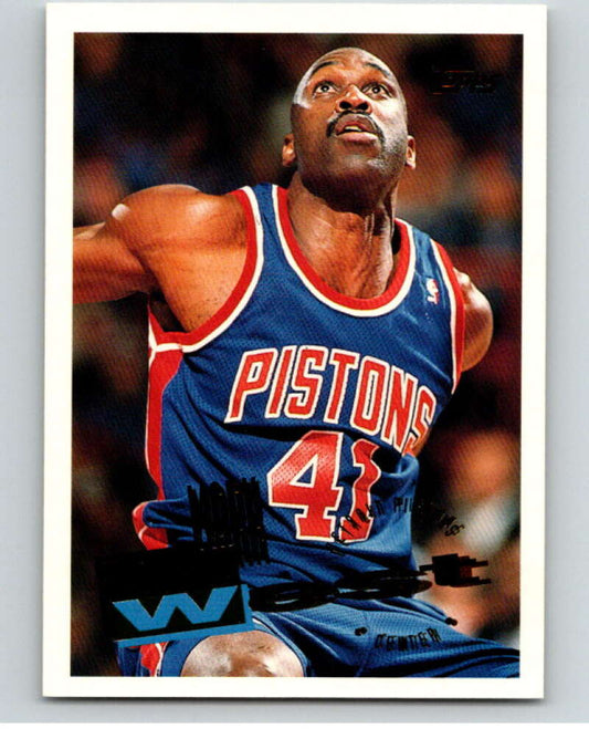 1995-96 Topps NBA #248 Mark West  Detroit Pistons  V70456 Image 1