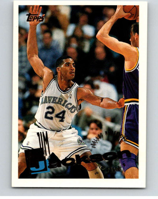 1995-96 Topps NBA #250 Jim Jackson  Dallas Mavericks  V70457 Image 1