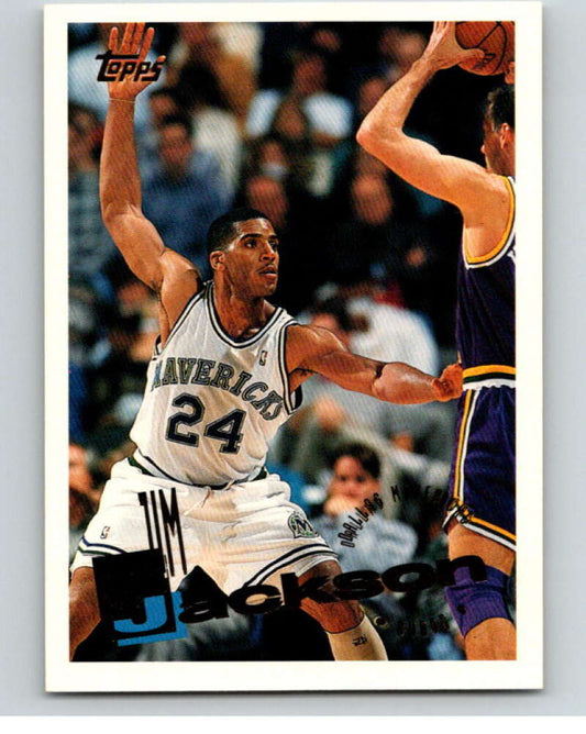 1995-96 Topps NBA #250 Jim Jackson  Dallas Mavericks  V70458 Image 1