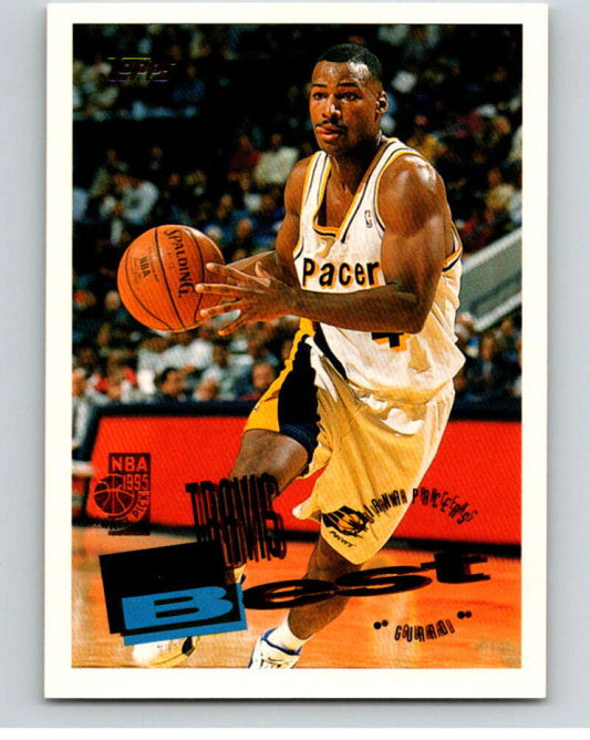 1995-96 Topps NBA #251 Travis Best  RC Rookie Indiana Pacers  V70460 Image 1