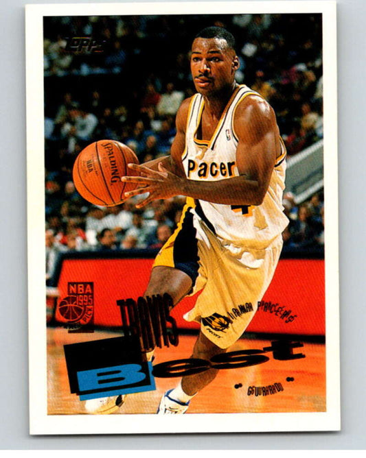 1995-96 Topps NBA #251 Travis Best  RC Rookie Indiana Pacers  V70464 Image 1
