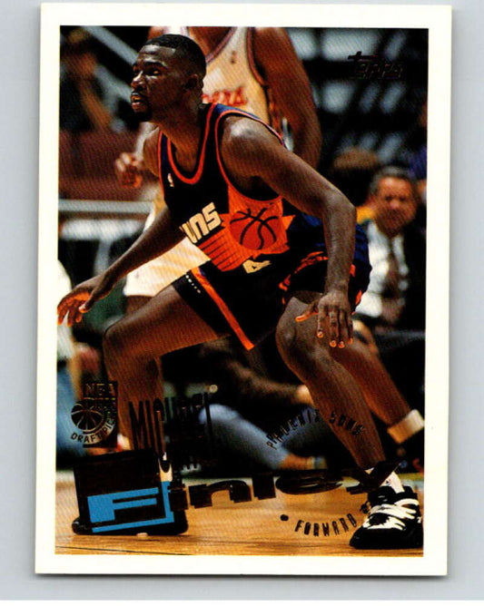 1995-96 Topps NBA #256 Michael Finley  RC Rookie Phoenix Suns  V70469 Image 1