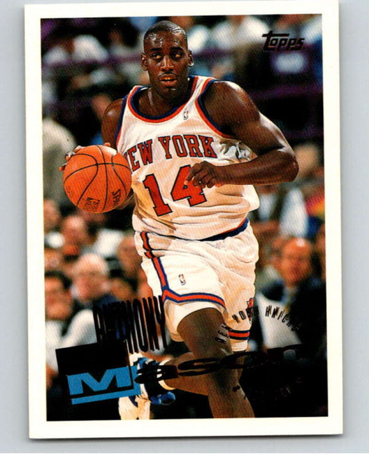 1995-96 Topps NBA #276 Anthony Mason  New York Knicks  V70512 Image 1