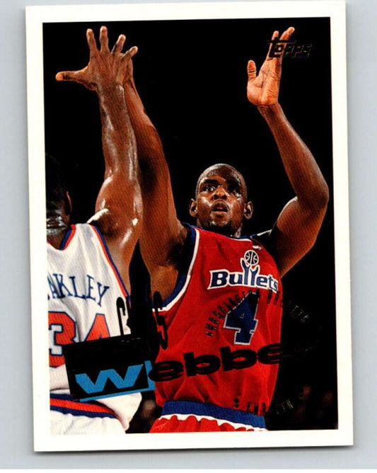 1995-96 Topps NBA #282 Chris Webber  Washington Bullets  V70517 Image 1