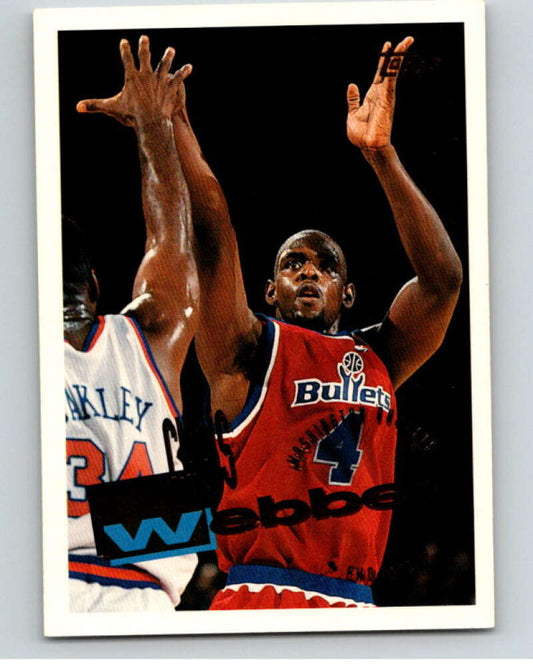 1995-96 Topps NBA #282 Chris Webber  Washington Bullets  V70521 Image 1