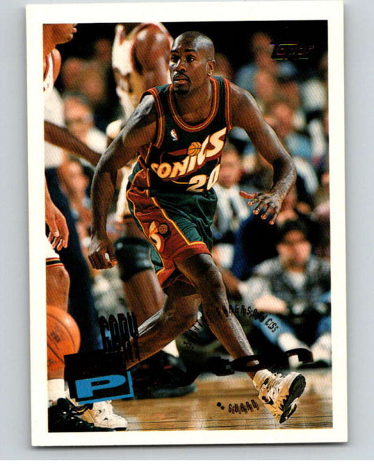 1995-96 Topps NBA #290 Gary Payton  Seattle SuperSonics  V70541 Image 1