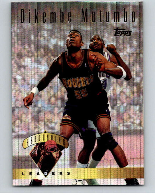 1995-96 Topps NBA Power Boosters #12 Dikembe Mutombo  V70545 Image 1