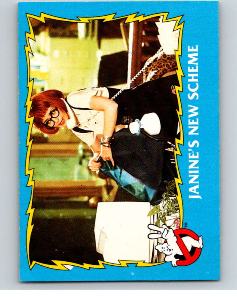 1989 Topps Ghostbusters II #50 Janine's New Scheme   V70588 Image 1