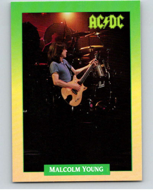 1991 Brockum Rock Cards #56 Malcolm Young   V70676 Image 1