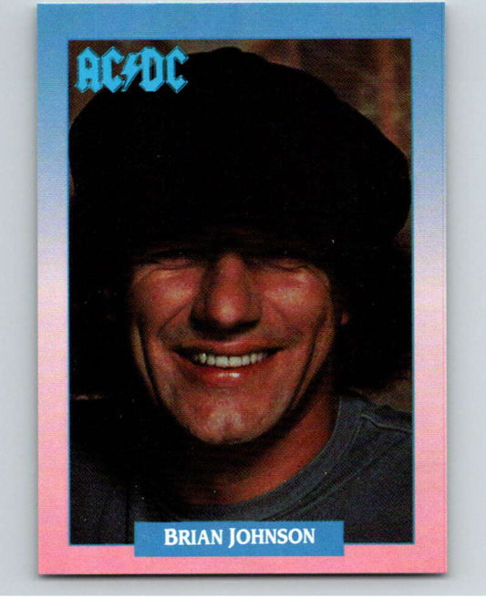 1991 Brockum Rock Cards #79 Brian Johnson   V70685 Image 1
