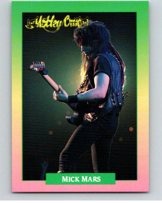 1991 Brockum Rock Cards #91 Mick Mars   V70689 Image 1